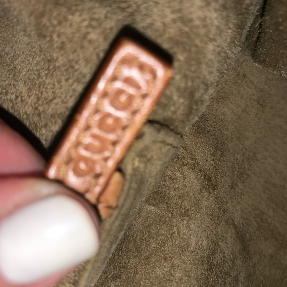 Gucci Suede Green Moss Bag - Picture 11 of 16